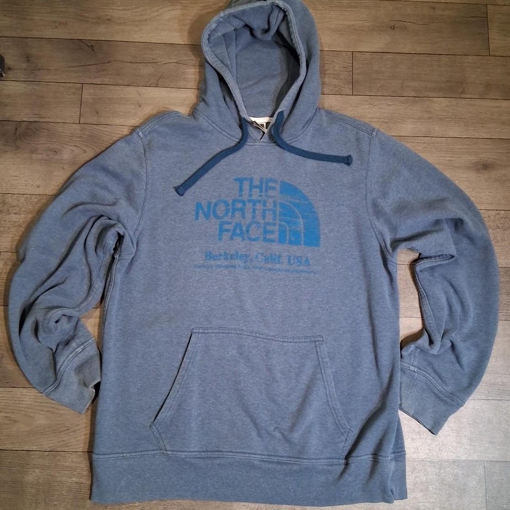 Mens The North Face Berkeley California hoodie in blue